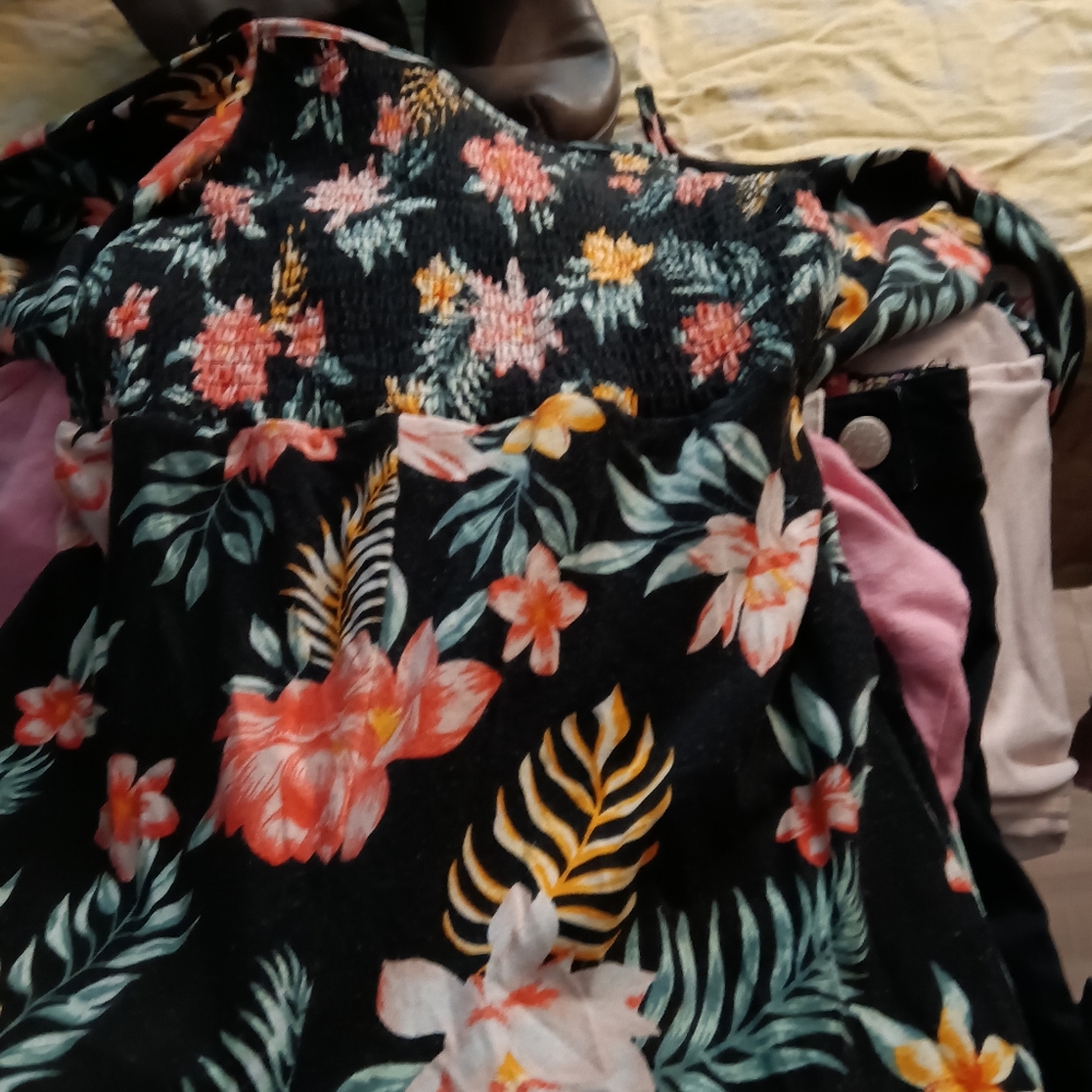 Fun Hawaiian cotton jumpsuit.